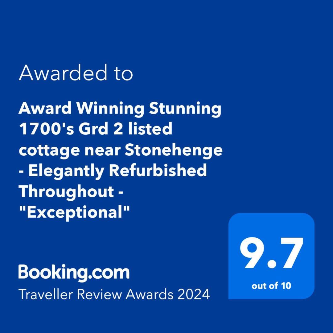 Double Award Winning 1700'S Grd 2 Listed Cottage Near Stonehenge 埃姆斯伯里 外观 照片
